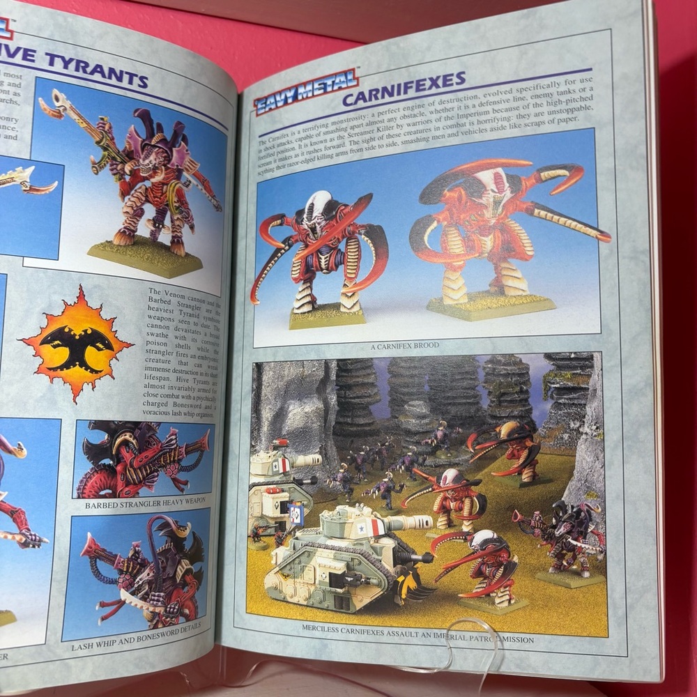 Vintage * Warhammer 40,000 Codex Tyranids Supplement Book by Games Workshop RARE